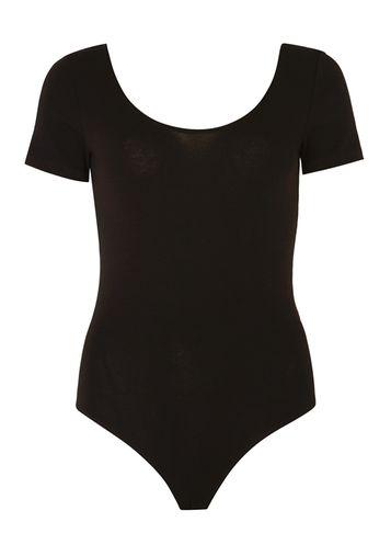 Dorothy Perkins Black Scoop Body Top