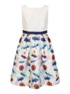 Dorothy Perkins *chi Chi London Curve Digital Floral Print Midi Skater Dress