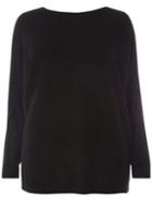 Dorothy Perkins Dp Curve Black Slouch Rib Jumper
