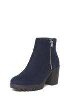 Dorothy Perkins Blue 'minny' Chunky Ankle Boots