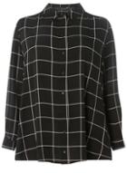 Dorothy Perkins Dp Curve Black And Blush Checked Bubble Utility Shirt