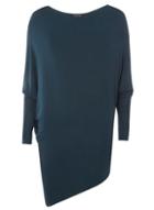 Dorothy Perkins Green Jersey Batwing Top