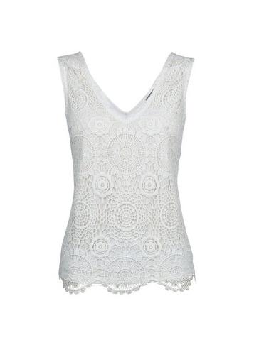 Dorothy Perkins Petite Ivory Guipure Vest