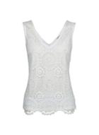 Dorothy Perkins Petite Ivory Guipure Vest