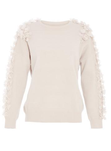 Dorothy Perkins *quiz Pink Flower Applique Jumper