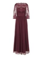 Dorothy Perkins *chi Chi London Red Embroidered Maxi Dress
