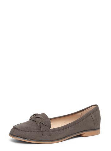 Dorothy Perkins Grey 'liana' Plaited Loafers
