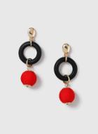 Dorothy Perkins Multi Coloured Circle And Wrap Ball Earrings