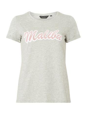 Dorothy Perkins Grey Malibu Motif T-shirt