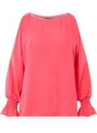 Dorothy Perkins Pink Embellished Trim Split Sleeve Top