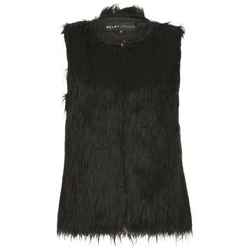 Dorothy Perkins *mela Black Loopy Gilet