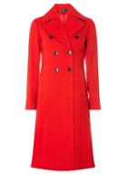 Dorothy Perkins Red Double Breasted Coat