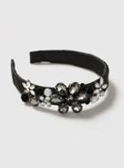 Dorothy Perkins Black Fabric Jewelled Headband