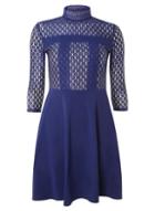 Dorothy Perkins Blue Lace Victoriana Dress