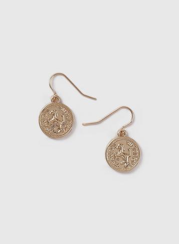 Dorothy Perkins Coin Drop Earrings