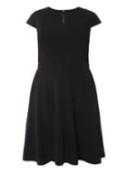 Dorothy Perkins Dp Curve Black Keyhole Fit And Flare Dress
