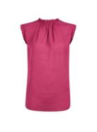 Billie & Blossom Tall Rose Ruffle Neck Sleeveless Top