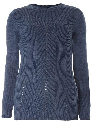 Dorothy Perkins Blue Longline Jumper