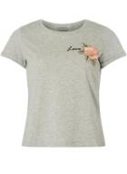 Dorothy Perkins Petite Grey 'love' Rose T-shirt