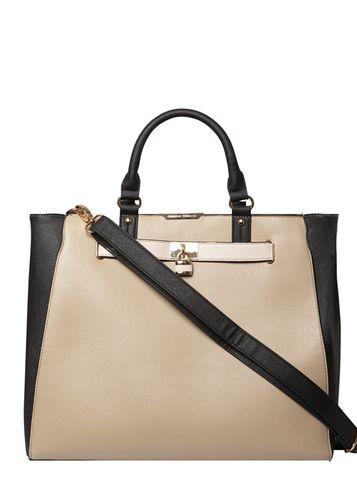Dorothy Perkins Neutral Belted Oversized Tote Bag