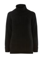 Dorothy Perkins Black Chunky Cowl Neck Jumper