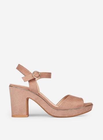 Dorothy Perkins Nude 'rhonda' Sandals