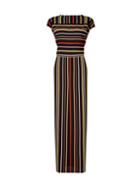 Dorothy Perkins *multi Colour Stripe Maxi Dress