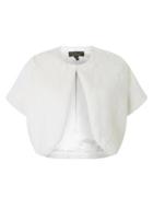 Dorothy Perkins *showcase Bridal White Faux-fur Bolero