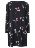 Dorothy Perkins *vero Moda Navy Floral Print Dress