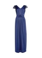 *showcase Navy Blue 'tullulah' Maxi Dress