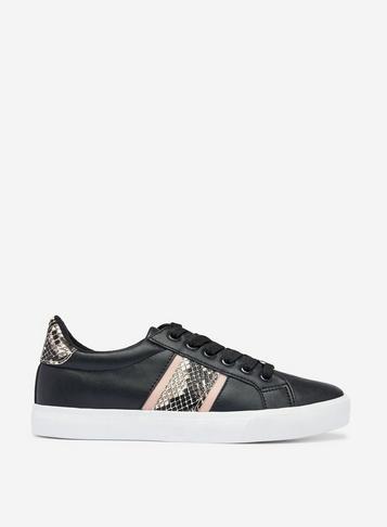 Dorothy Perkins Black Isaac Trainers