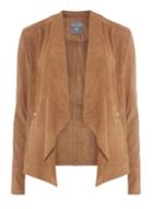Dorothy Perkins *tall Suedette Rib Sleeve Jacket