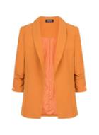 Dorothy Perkins *girls On Film Mustard Pearl Trim Blazer