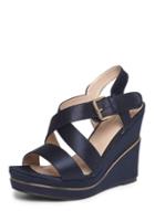 Dorothy Perkins Navy Wide Fit 'rozzy' Wedges