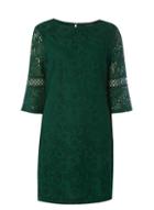 Dorothy Perkins Green Lace Trim Detail Shift Dress