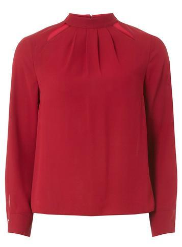 Dorothy Perkins Petite Cranberry Emily Top