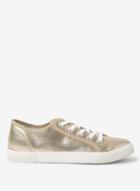 Dorothy Perkins Gold Iggy Trainers