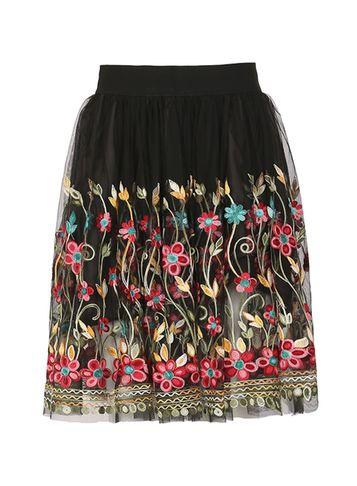 Dorothy Perkins *izabel London Multi Black Skirt