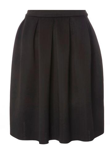 Dorothy Perkins Petite Black Scuba Prom Skirt