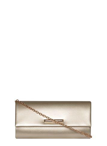 Dorothy Perkins Gold Small Structured Clutch Bag