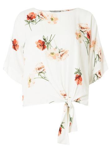 Dorothy Perkins Petite Poppy Print T-shirt