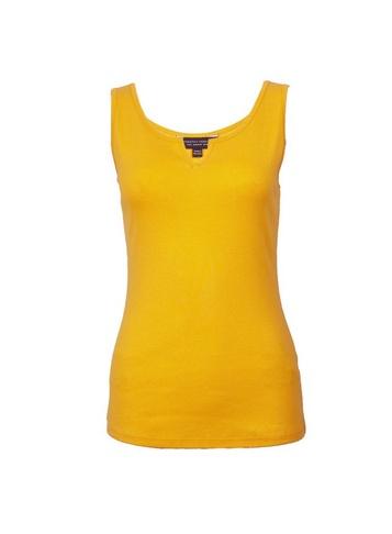 Dorothy Perkins Yellow Notch Neck Vest