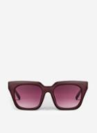 Dorothy Perkins Deep Red Premium Oversized Frames Sunglasses
