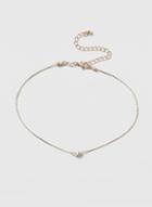 Dorothy Perkins Gold Chain Choker Necklace With Pearl