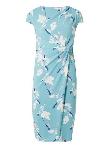 Dorothy Perkins *lily & Franc Green Leaf Manipulated Shift Dress