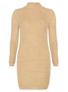 Dorothy Perkins Camel Roll Neck Knitted Tunic