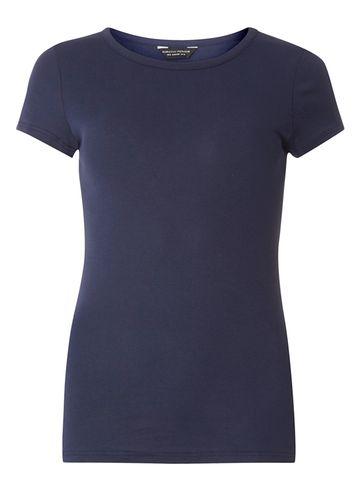 Dorothy Perkins Navy Cotton T-shirt