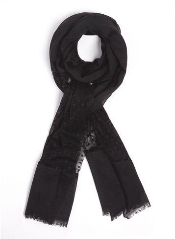 Dorothy Perkins Black Spotted Mesh Scarf