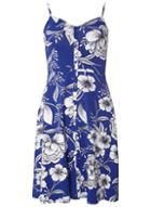 Dorothy Perkins Cobalt Floral Camisole Dress