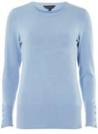 Dorothy Perkins Soft Blue Detail Cuff Jumper
